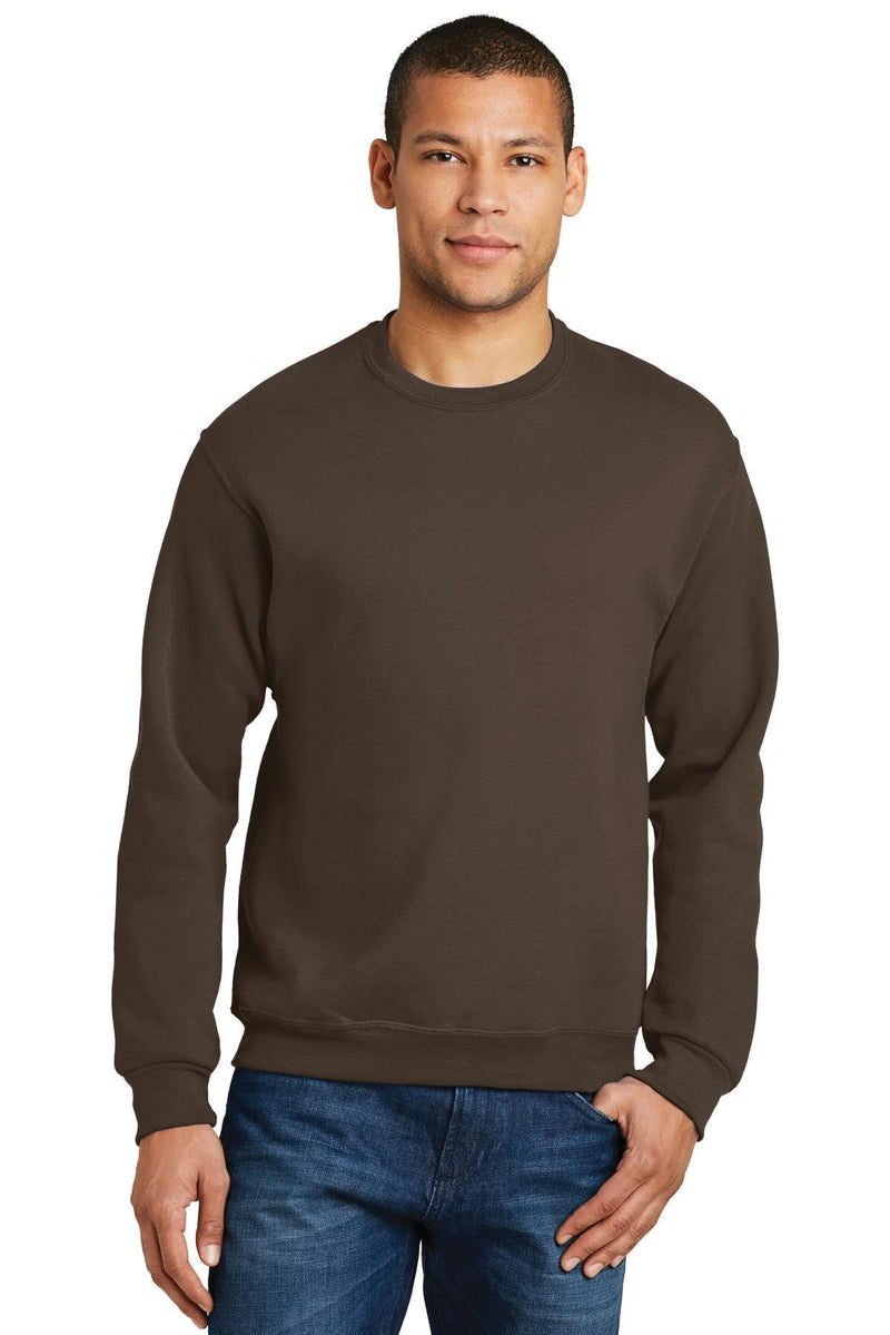 JERZEES - NuBlend Crewneck Sweatshirt. 562M-Sweatshirts/fleece-Chocolate-4XL-JadeMoghul Inc.
