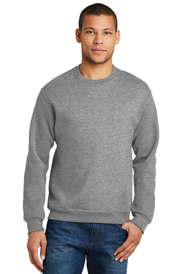 JERZEES - NuBlend Crewneck Sweatshirt. 562M-Sweatshirts/fleece-Oxford-S-JadeMoghul Inc.