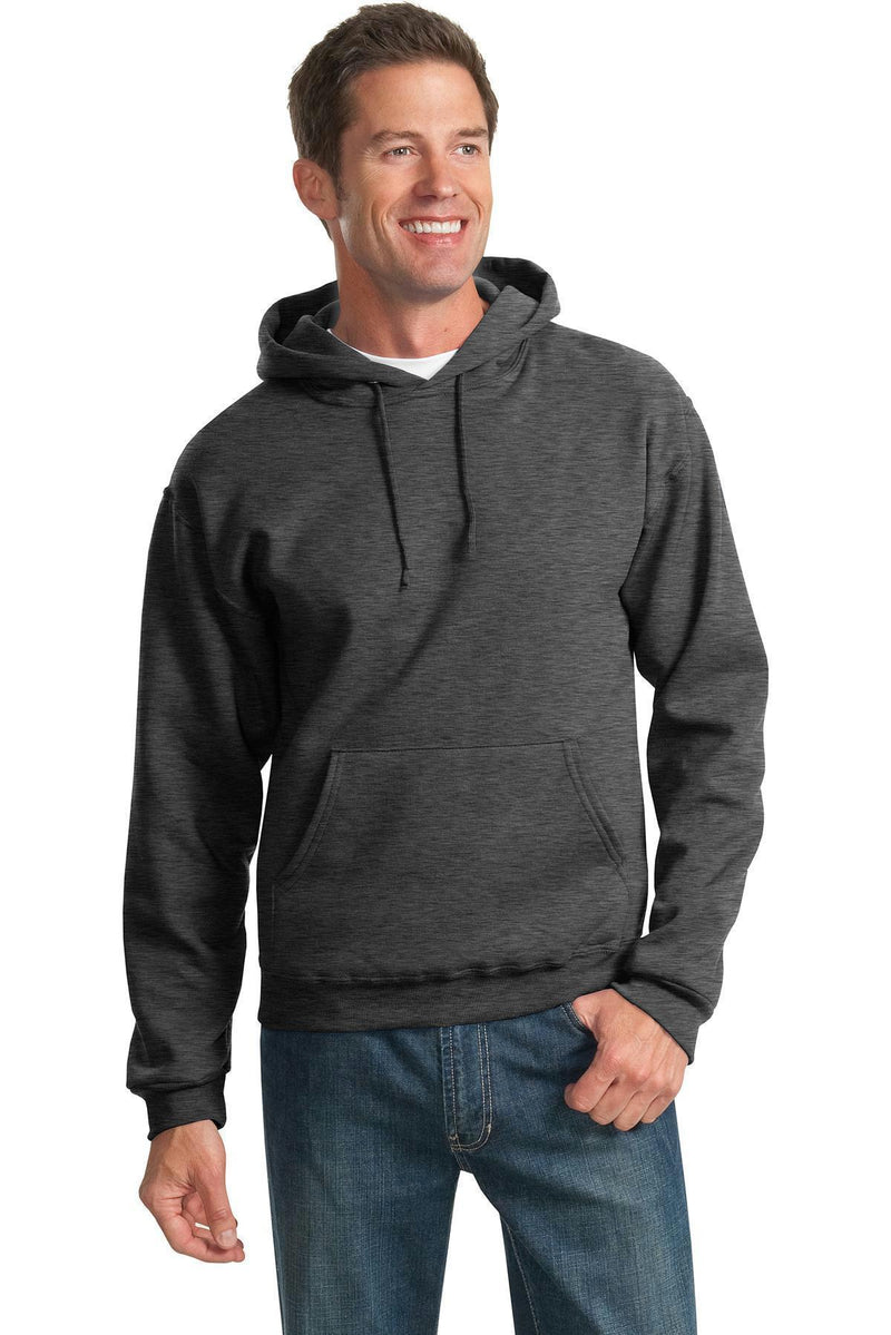 JERZEES - NuBlend Pullover Hooded Sweatshirt. 996M-Sweatshirts/fleece-Black Heather-4XL-JadeMoghul Inc.