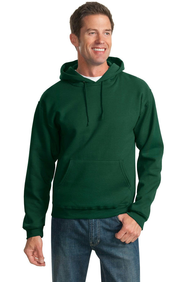 JERZEES - NuBlend Pullover Hooded Sweatshirt. 996M-Sweatshirts/fleece-Forest Green-L-JadeMoghul Inc.