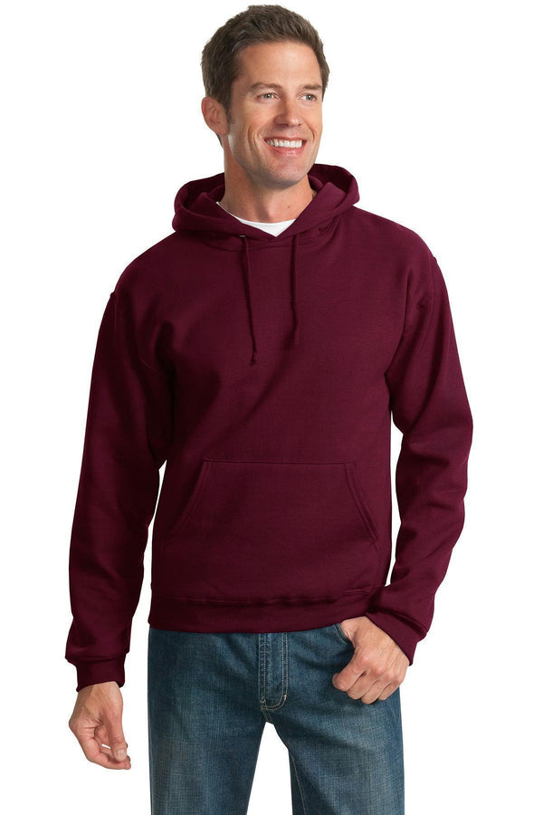 JERZEES - NuBlend Pullover Hooded Sweatshirt. 996M-Sweatshirts/fleece-Maroon-S-JadeMoghul Inc.