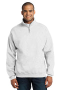JERZEES - NuBlend1/4-Zip Cadet Collar Sweatshirt. 995M-Sweatshirts/Fleece-Ash-3XL-JadeMoghul Inc.