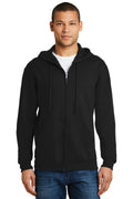 JERZEES - NuBlendFull-Zip Hooded Sweatshirt. 993M-Sweatshirts/Fleece-Black-3XL-JadeMoghul Inc.