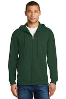 JERZEES - NuBlendFull-Zip Hooded Sweatshirt. 993M-Sweatshirts/Fleece-Forest Green-3XL-JadeMoghul Inc.