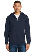 JERZEES - NuBlendFull-Zip Hooded Sweatshirt. 993M-Sweatshirts/Fleece-Navy-3XL-JadeMoghul Inc.