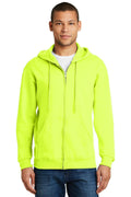 JERZEES - NuBlendFull-Zip Hooded Sweatshirt. 993M-Sweatshirts/Fleece-Safety Green-3XL-JadeMoghul Inc.