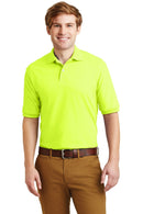 JERZEES - SpotShield 5.6-Ounce Jersey Knit Sport Shirt. 437M-Polos/Knits-Safety Green-S-JadeMoghul Inc.
