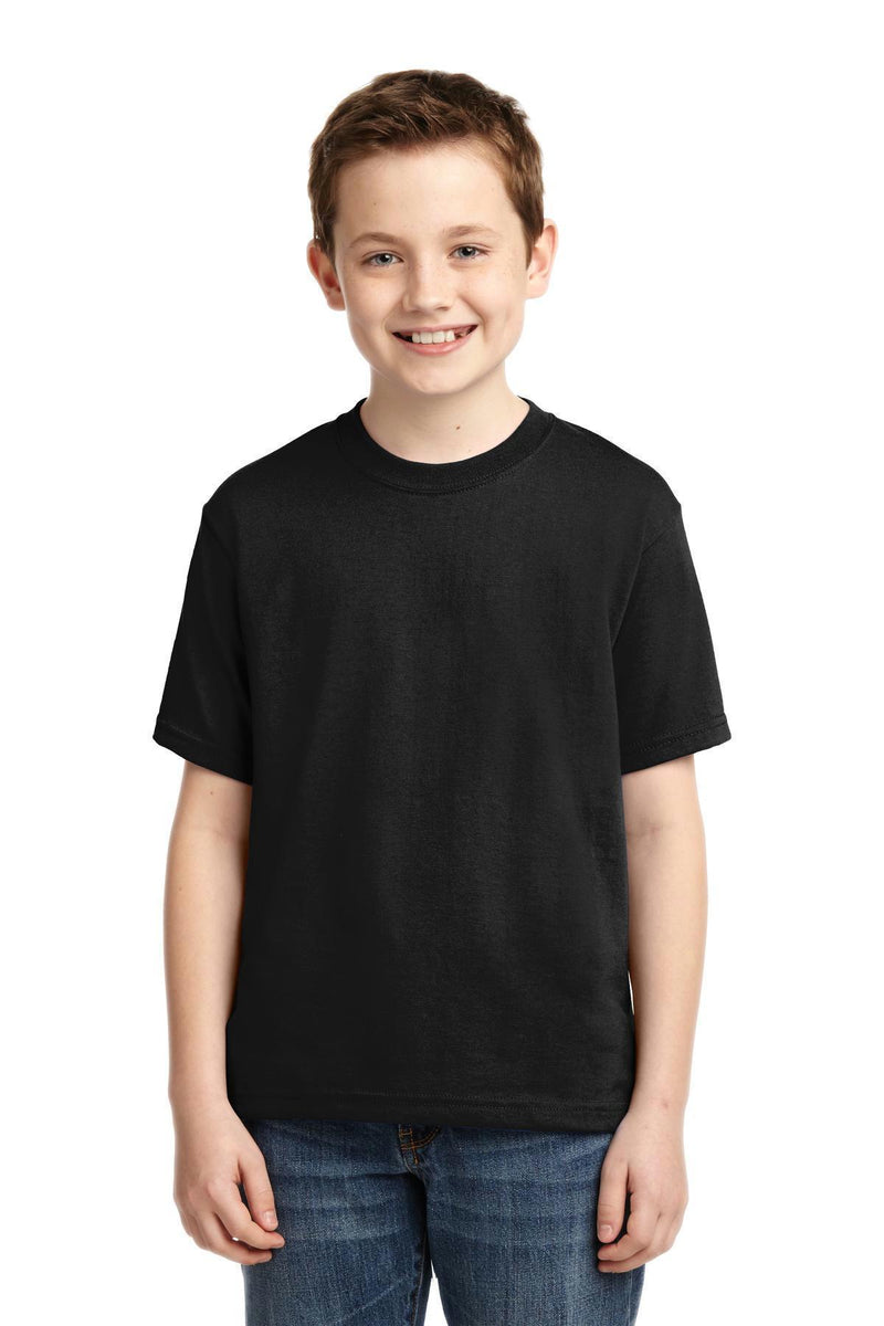 JERZEES - Youth Dri-Power Active 50/50 Cotton/Poly T-Shirt. 29B-T-shirts-Black-L-JadeMoghul Inc.