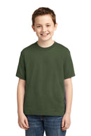 JERZEES - Youth Dri-Power Active 50/50 Cotton/Poly T-Shirt. 29B-T-shirts-Military Green-XL-JadeMoghul Inc.