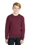 JERZEES - Youth NuBlendCrewneck Sweatshirt. 562B-Sweatshirts/Fleece-Maroon-XL-JadeMoghul Inc.
