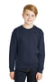 JERZEES - Youth NuBlendCrewneck Sweatshirt. 562B-Sweatshirts/Fleece-Navy-XL-JadeMoghul Inc.