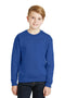 JERZEES - Youth NuBlendCrewneck Sweatshirt. 562B-Sweatshirts/Fleece-Royal-XL-JadeMoghul Inc.
