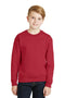 JERZEES - Youth NuBlendCrewneck Sweatshirt. 562B-Sweatshirts/Fleece-True Red-XL-JadeMoghul Inc.