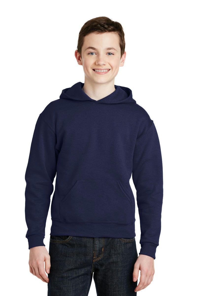 JERZEES - Youth NuBlendPullover Hooded Sweatshirt. 996Y-Youth-Navy-XL-JadeMoghul Inc.