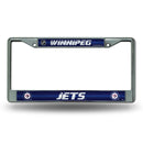 Vehicle License Plate Frames Jets Winnipeg Bling Chrome Frame