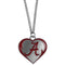 Alabama Football - Alabama Crimson Tide Heart Necklace
