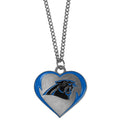 Carolina Panthers Heart Necklace