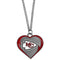 Kansas City Chiefs Heart Necklace