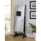 Jewelry Boxes and Organizers Sophisticated Jewelry Cheval Mirror With Interior Storage, Black Benzara