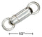 Jewelry Finding Sterling Silver 4X14MM Capsule Shaped Magnetic Clasp JadeMoghul Inc.