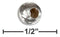 Jewelry Finding Sterling Silver 5MM High Polish Spacer Bead With 2MM Hole JadeMoghul Inc.