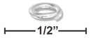 Jewelry Finding Sterling Silver 5MM Jump Rings .032" X 5MM (25 Pieces) JadeMoghul Inc.