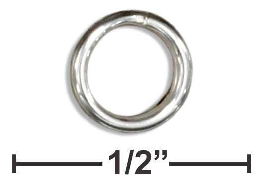 Jewelry Finding Sterling Silver 6.0 MM Split Ring (12 Pieces) JadeMoghul Inc.