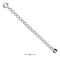 Jewelry Finding Sterling Silver Jewelry:  3" Curb Chain Extender With Ball JadeMoghul