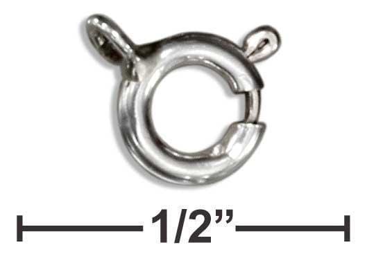 Jewelry Finding Sterling Silver Jewelry:  5.5 Mm Spring Rings (12 Pieces) JadeMoghul