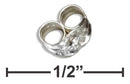 Jewelry Finding Sterling Silver Jewelry:  Earring Backs-ear Nuts (12 Pairs) JadeMoghul