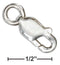 Jewelry Finding Sterling Silver Jewelry:  Lobster Claw 5 X 13mm With 6mm Jump Ring JadeMoghul