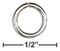 Jewelry Finding Sterling Silver Jewelry:  Round Jump Rings .036" X 7.7mm (25 Pieces) JadeMoghul