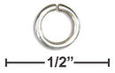 Jewelry Finding Sterling Silver Jewelry:  Round Jump Rings 4.5mm (25 Pieces) JadeMoghul