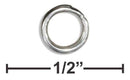 Jewelry Finding Sterling Silver Jewelry:  Split Ring 4.85mm (12 Pieces) JadeMoghul