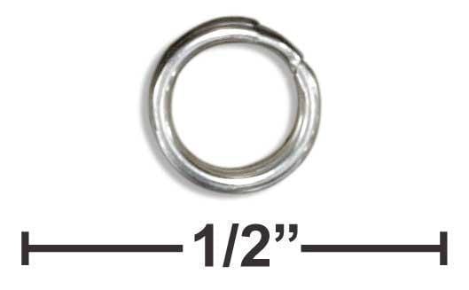 Jewelry Finding Sterling Silver Jewelry:  Split Ring 4.85mm (12 Pieces) JadeMoghul