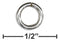 Jewelry Finding Sterling Silver Round Jump Ring .036" X 6MM (25 Pieces) JadeMoghul Inc.