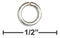 Sterling Silver Round Jump Rings 4.5MM (25 Pieces)