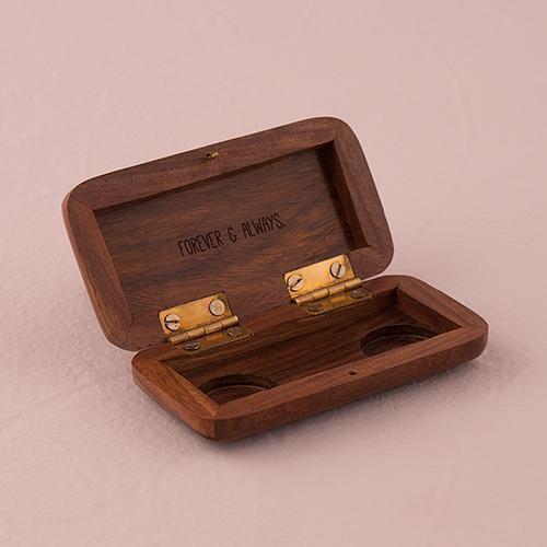 Jewelry Pocket Size Wooden Wedding Ring Box (Pack of 1) Weddingstar
