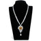 Body Jewelry LO2323 Rhodium Brass Jewelry Sets with AAA Grade CZ