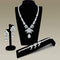 Jewelry LO2353 Rhodium Brass Jewelry Sets with AAA Grade CZ