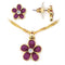 Jewelry LO270 Gold White Metal Jewelry Sets with Top Grade Crystal