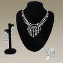 Jewelry Sets Jewelry LO3076 Rhodium Brass Jewelry Sets with AAA Grade CZ Alamode Fashion Jewelry Outlet