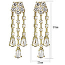 Jewelry Sets Jewelry LO3077 Gold Brass Jewelry Sets with AAA Grade CZ Alamode Fashion Jewelry Outlet