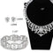 Jewelry Sets Jewelry LO3291 Rhodium Brass Jewelry Sets with AAA Grade CZ Alamode Fashion Jewelry Outlet