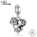 JewelryPalace 925 Sterling Silver Boy With Football Hug Love Charm For Women/Mothe/Daughter New Hot Sale Beautiful TrendyGifts--JadeMoghul Inc.