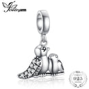 JewelryPalace 925 Sterling Silver Cubic Zirconia Nature Elegance Bird Tree Branch Charm Beads 2018 New Hot Sale For Women--JadeMoghul Inc.