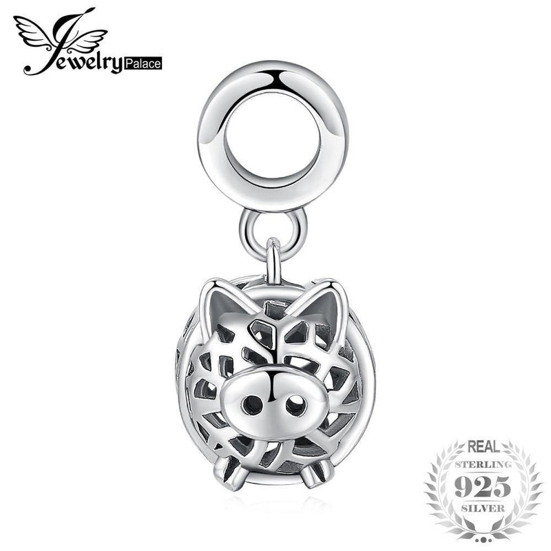 JewelryPalace 925 Sterling Silver Pet Love Angry Pig Charm Beads For Mother And Daughter 2018 New Hot Sale Beautiful Gifts--JadeMoghul Inc.
