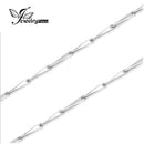 Jewelrypalace New Seed Necklace Chain Wholesale Price Pure 925 Solid Sterling Silver 40 cm 45 cm Fine Jewelry Gift For Girls-40cm-JadeMoghul Inc.