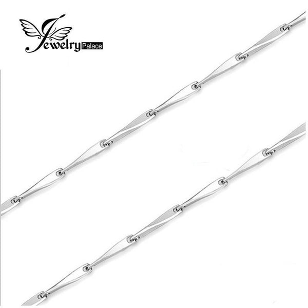 Jewelrypalace New Seed Necklace Chain Wholesale Price Pure 925 Solid Sterling Silver 40 cm 45 cm Fine Jewelry Gift For Girls-40cm-JadeMoghul Inc.