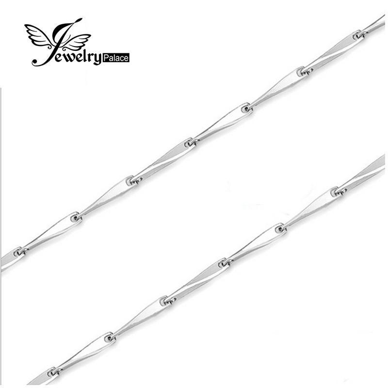 Jewelrypalace New Seed Necklace Chain Wholesale Price Pure 925 Solid Sterling Silver 40 cm 45 cm Fine Jewelry Gift For Girls-40cm-JadeMoghul Inc.
